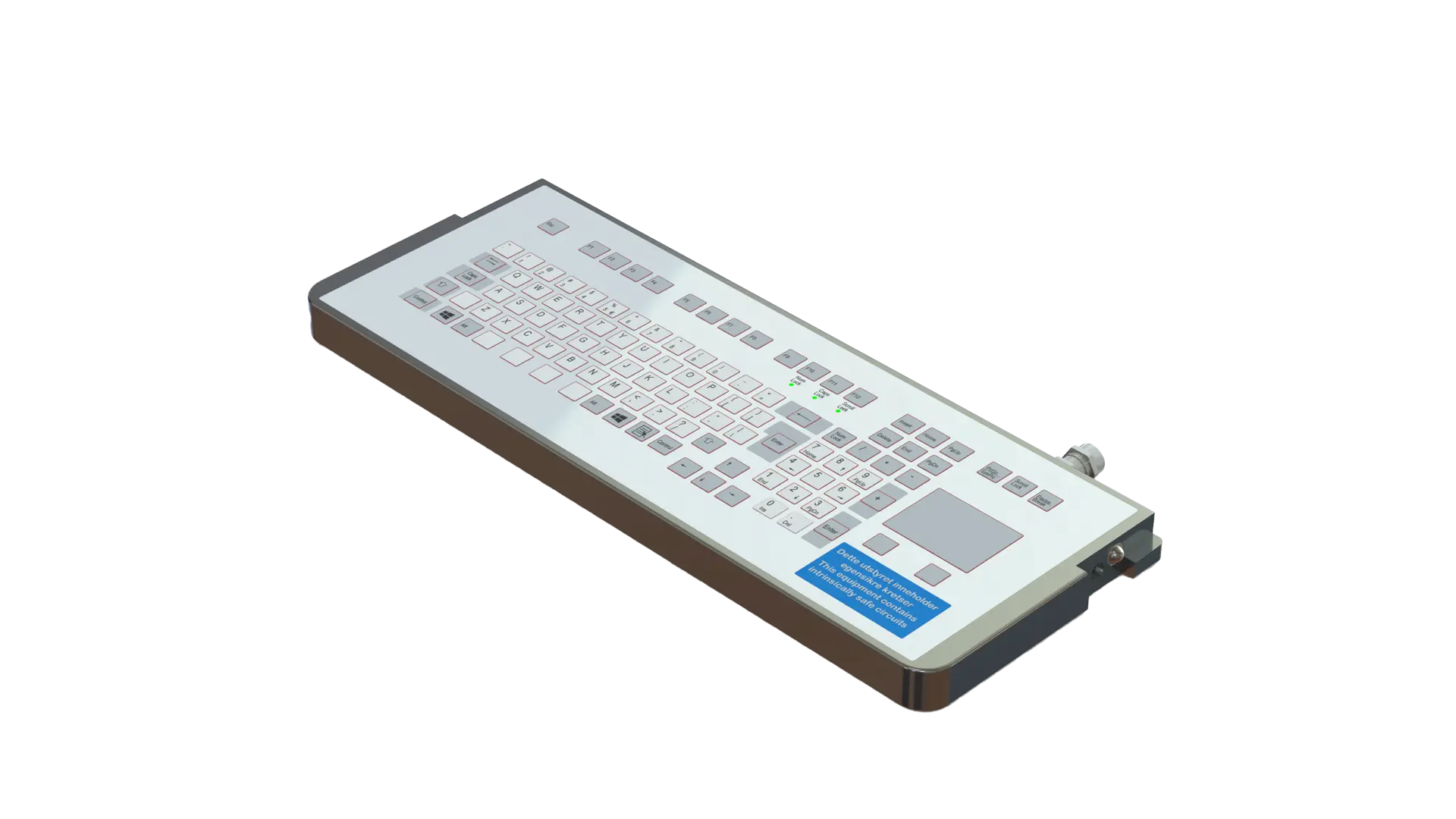 ATEX Z1 Keyboard | Intrinsically Safe PS/2 | HMi Elements